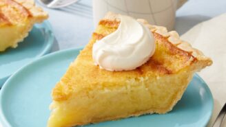 Delicious Old-Fashioned Buttermilk Pie.