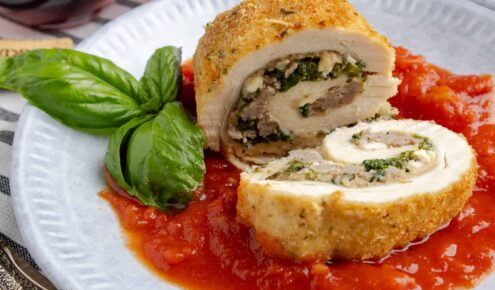Declicious Italian Breaded Chicken Rolls