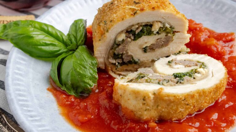 Declicious Italian Breaded Chicken Rolls
