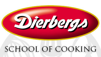 A red and yellow logo for the company dierberg.
