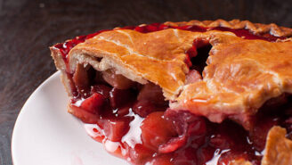 Strawberry R hubarb Pie