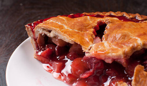 Strawberry R hubarb Pie