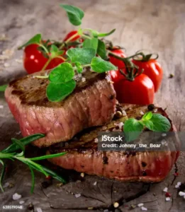 Grilled Steaks with Thyme & Lemon